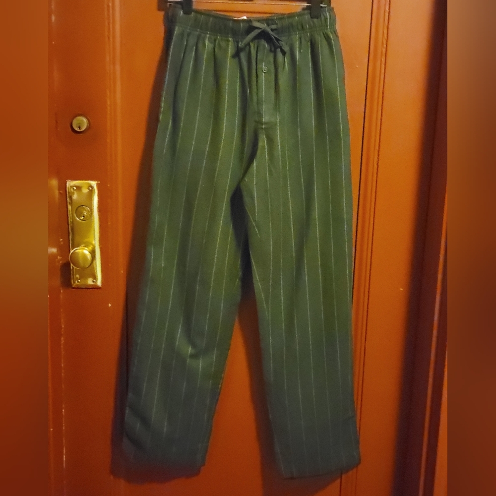 Goodfellow Elastic Waistband Gray Stripes Pajama Pants SZ Small - Picture 1 of 13